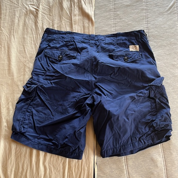 Navy Polo Ralph Lauren Lightweight Cargo Shorts - Picture 3 of 6